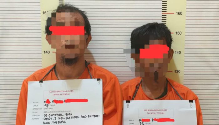 Polisi Grebek Rumah di Sarudik, Dua Pria Diduga Pengedar Sabu Ditangkap dengan 9 Paket Narkoba