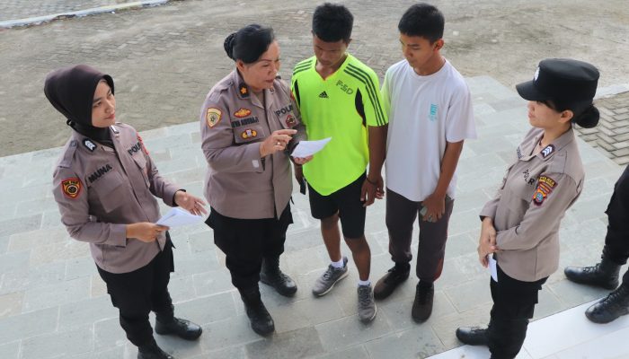 Wujudkan Generasi Emas, Polres Sergai Sosialisasikan SMA Kemala Taruna Bhayangkara di CFD