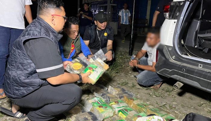 Kejar-kejaran di Jalinsum Langkat, Polrestabes Medan Gagalkan Pengiriman 24 Kg Sabu ke Palembang