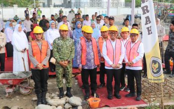 Wamenhaj Dahnil Anzar Letakkan Batu Pertama Gedung PLHUT Sergai, Ditargetkan Rampung Akhir Desember 2026