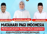H. Jamaluddin Dilantik Sebagai Bendahara Matahari Pagi Indonesia Sergai