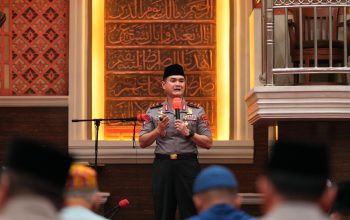 Sholat Subuh Bersama Warga Medan, Kapolda Sumut Serukan Persatuan dan Perang Melawan Narkoba