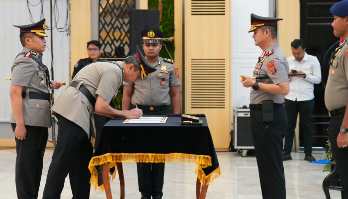 Kapolda Sumut Pimpin Sertijab, Fadillah Zulkarnaen Jabat Wakapolda dan Muhammad Pimpin Polresta Deli Serdang