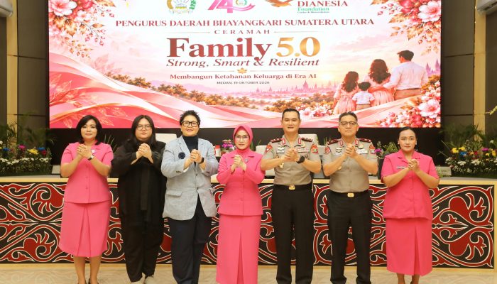 Kapolda Sumut Sonny Irawan: Bhayangkari Jadi Kekuatan Moral di Balik Pengabdian Polri
