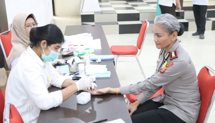 Sambut HUT Humas Polri ke-75, Polres Sergai Gelar Donor Darah Kumpulkan 25 Kantong