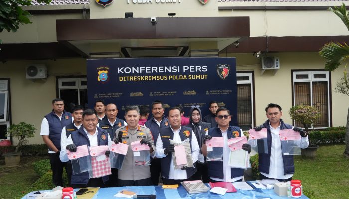 Polda Sumut Bongkar 5 Kasus Mafia BBM, 6 Orang Tersangka, Puluhan Ribu Liter Bahan Bakar Disita